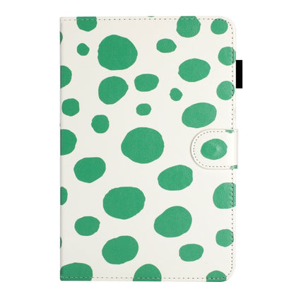7 inch Dot Pattern Leather Tablet Case(White Green Dot) - 7 inch by buy2fix | Online Shopping UK | buy2fix