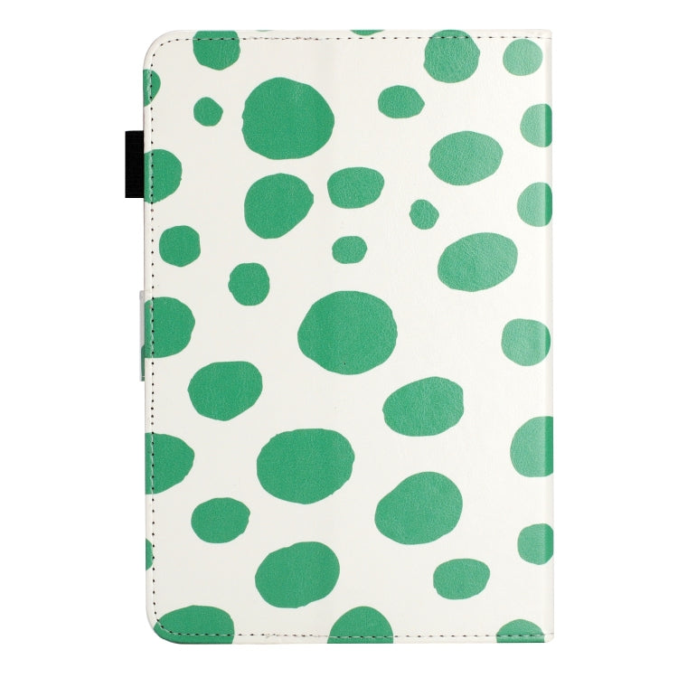 7 inch Dot Pattern Leather Tablet Case(White Green Dot) - 7 inch by buy2fix | Online Shopping UK | buy2fix
