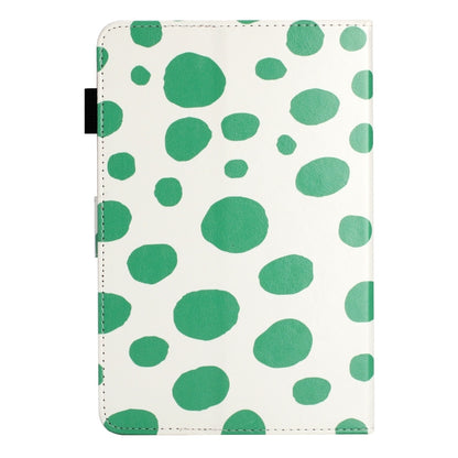 7 inch Dot Pattern Leather Tablet Case(White Green Dot) - 7 inch by buy2fix | Online Shopping UK | buy2fix