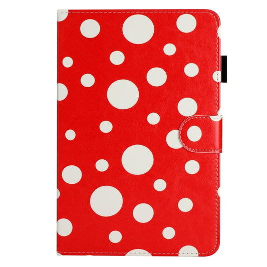 8 inch Dot Pattern Leather Tablet Case(Red White Dot) - 8 inch by buy2fix | Online Shopping UK | buy2fix