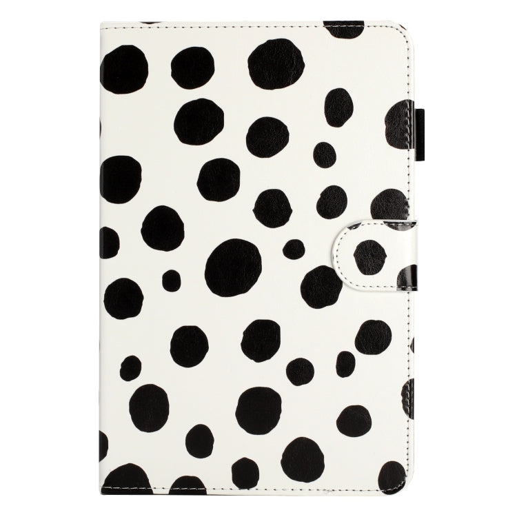 8 inch Dot Pattern Leather Tablet Case(White Black Dot) - 8 inch by buy2fix | Online Shopping UK | buy2fix