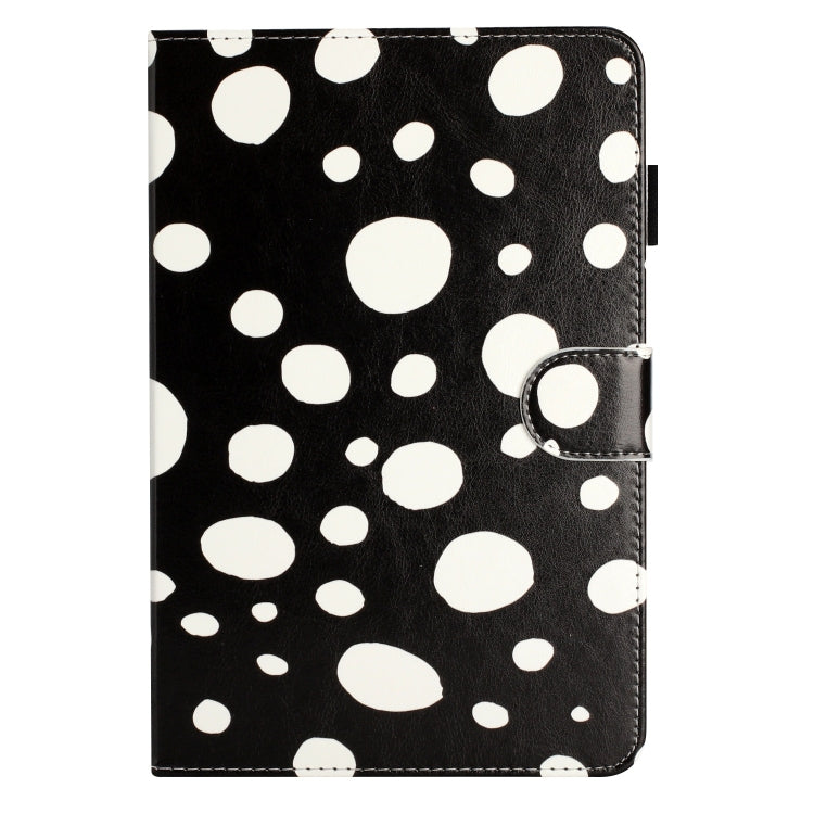 8 inch Dot Pattern Leather Tablet Case(Black White Dot) - 8 inch by buy2fix | Online Shopping UK | buy2fix