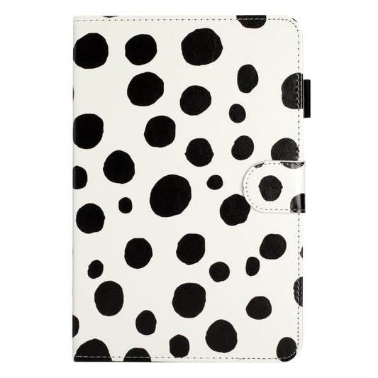 10 inch Dot Pattern Leather Tablet Case(White Black Dot) - 10 - 11 inch by buy2fix | Online Shopping UK | buy2fix