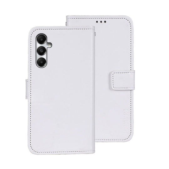 For Samsung Galaxy A05s 4G idewei Crazy Horse Texture Leather Phone Case(White)