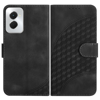 For Motorola Moto G Power 5G 2024 YX0060 Elephant Head Embossed Phone Leather Case with Lanyard(Black) - Motorola Cases by buy2fix | Online Shopping UK | buy2fix