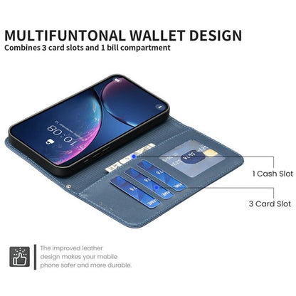 For iPhone Air Four-leaf Embossed Leather Phone Case(Blue) - iPhone Air Cases by buy2fix | Online Shopping UK | buy2fix