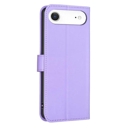For iPhone Air Four-leaf Embossed Leather Phone Case(Purple) - iPhone Air Cases by buy2fix | Online Shopping UK | buy2fix
