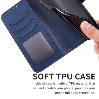 For Google Pixel 10 Pro XL Embossed Happy Cat Pattern Flip Leather Phone Case(Blue) - Google Cases by buy2fix | Online Shopping UK | buy2fix