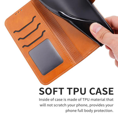 For Google Pixel 10 Pro XL Embossed Happy Cat Pattern Flip Leather Phone Case(Yellow) - Google Cases by buy2fix | Online Shopping UK | buy2fix