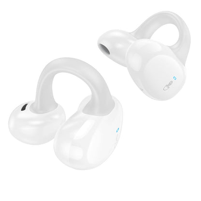 hoco EW57 Ear Clip True Wireless TWS Bluetooth Earphone(White) - TWS Earphone by hoco | Online Shopping UK | buy2fix