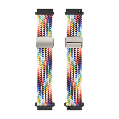 DUX DUCIS Mixture Pro Series Magnetic Buckle Nylon Braid Watch Band, Size:22mm(Rainbow) - 22mm Bands by DUX DUCIS | Online Shopping UK | buy2fix