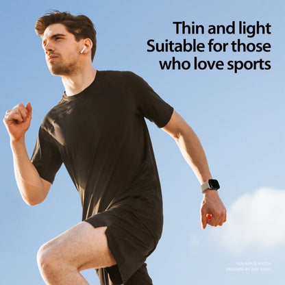 For Apple Watch SE 2023 44mm DUX DUCIS Mixture Pro Series Magnetic Buckle Nylon Braid Watch Band(Beige) by DUX DUCIS