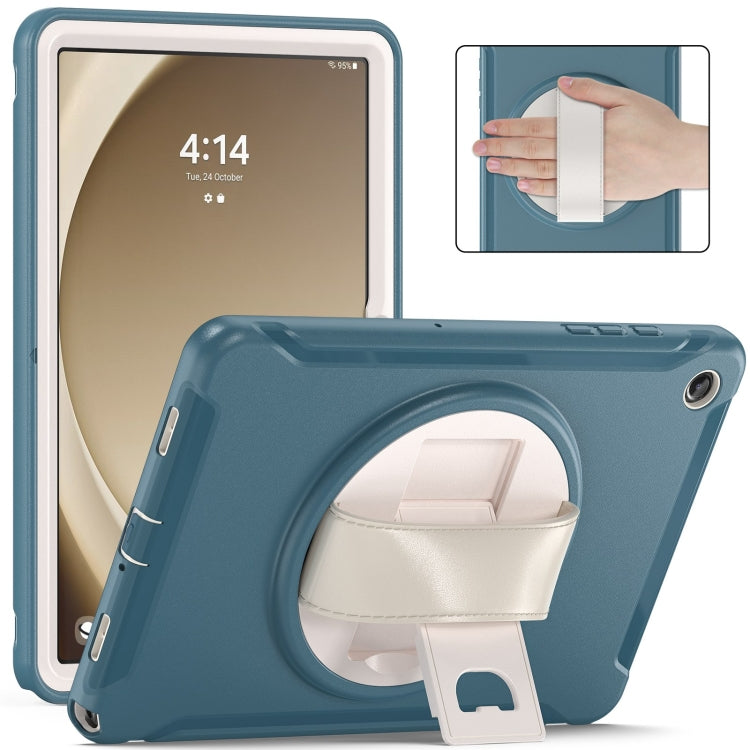 For Samsung Galaxy Tab A9+ / X210 Spider Wheel Silicone Hybrid PC Tablet Case(Cornflower Blue) - Galaxy Tab A9+ by buy2fix | Online Shopping UK | buy2fix