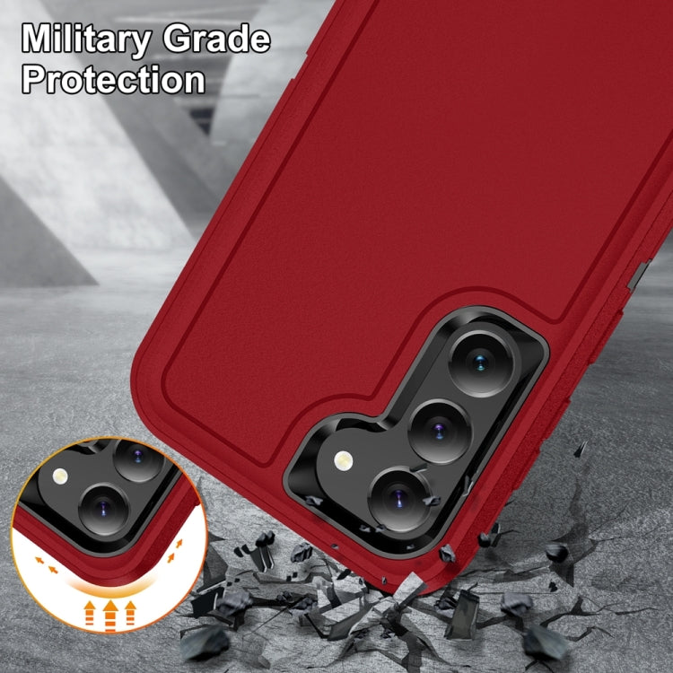 For Samsung Galaxy S24+ 5G / S25+ 5G Life Waterproof Rugged Phone Case(Red + Black) by buy2fix