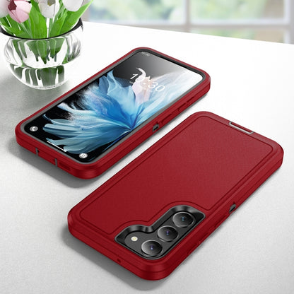 For Samsung Galaxy S24+ 5G / S25+ 5G Life Waterproof Rugged Phone Case(Red + Black) by buy2fix