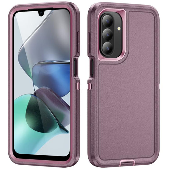 For Samsung Galaxy A26 5G Life Waterproof Rugged Phone Case(Purple + Pink)