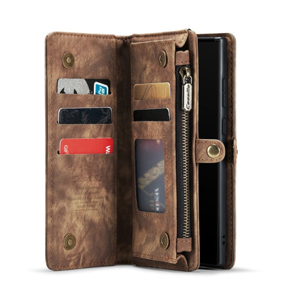 For Samsung Galaxy Note20 CaseMe-008 Detachable Multifunctional Horizontal Flip Leather Case with Card Slot & Holder & Zipper Wallet & Photo Frame(Brown) - Galaxy Note20 Cases by CaseMe | Online Shopping UK | buy2fix