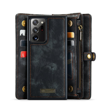 For Samsung Galaxy Note20 Ultra CaseMe-008 Detachable Multifunctional Horizontal Flip Leather Case with Card Slot & Holder & Zipper Wallet & Photo Frame(Black) - Galaxy Note20 Ultra Cases by CaseMe | Online Shopping UK | buy2fix