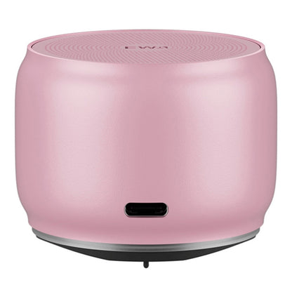 EWA A126 Mini Bluetooth 5.0 Bass Radiator Metal Speaker(Pink) - Mini Speaker by EWA | Online Shopping UK | buy2fix