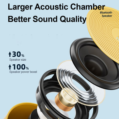 EWA A129 Mini Bluetooth 5.0 Bass Radiator Metal Speaker(Green) - Mini Speaker by EWA | Online Shopping UK | buy2fix