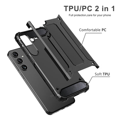 For Samsung Galaxy S25+ 5G Magic Armor TPU Hybrid PC Phone Case(Rose Gold) by buy2fix