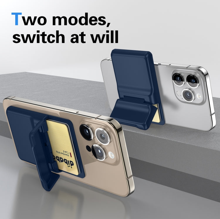 Strong Magnetic Adsorption Card Holder(Dark Blue) - Adhesive Card Holders by buy2fix | Online Shopping UK | buy2fix