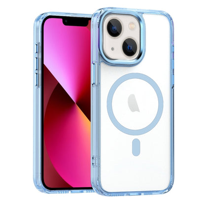 For iPhone 13 MagSafe Magnetic Clear Phone Case(Sierra Blue) - iPhone 13 Cases by buy2fix | Online Shopping UK | buy2fix