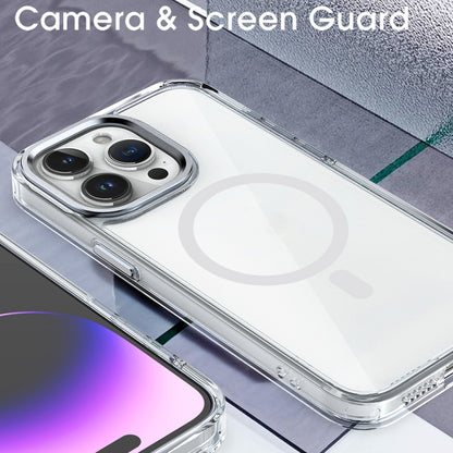 For iPhone 14 Plus MagSafe Magnetic Clear Phone Case(Transparent) - iPhone 14 Plus Cases by buy2fix | Online Shopping UK | buy2fix