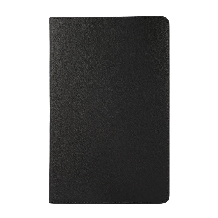 For Lenovo Tab M11 / Xiaoxin Pad 11 2024 360 Degree Rotation Litchi Texture Leather Tablet Case(Black) - Lenovo by buy2fix | Online Shopping UK | buy2fix