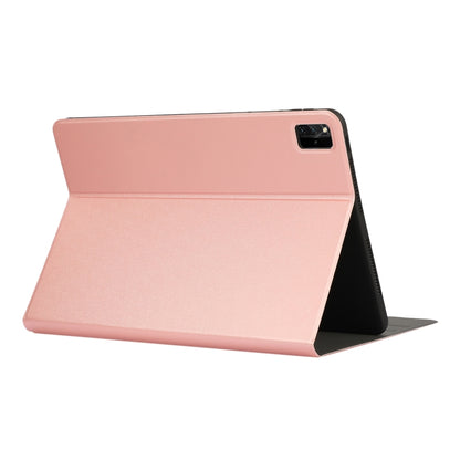 For Lenovo Tab M11 / Xiaoxin Pad 11 2024 Voltage Elastic Texture Flip Tablet Leather Case(Rose Gold) - Lenovo by buy2fix | Online Shopping UK | buy2fix