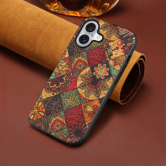 For iPhone 16 Four Seasons Flower Language Series TPU Phone Case(Autumn Yellow) by buy2fix