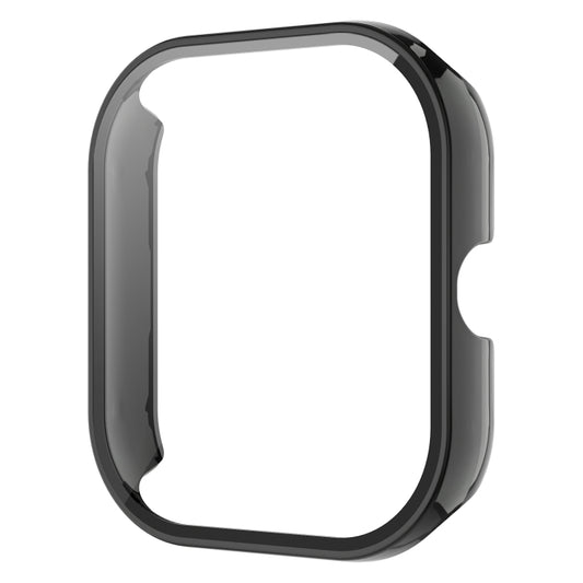 For Redmi Watch 4 PC + Tempered Glass Integrated Watch Protective Case(Black) by buy2fix