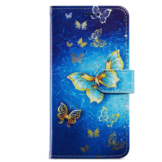 For Blackview A55 Pro Painted Pattern Horizontal Flip Leather Phone Case(Butterfly) by buy2fix