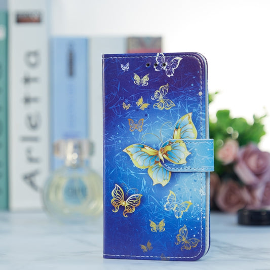 For Ulefone Note 14 Painted Pattern Horizontal Flip Leather Phone Case(Butterfly) by buy2fix