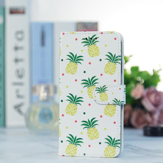 For Ulefone Note 14 Painted Pattern Horizontal Flip Leather Phone Case(Pineapple) by buy2fix