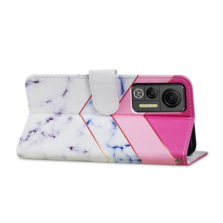For Ulefone Note 14 Painted Pattern Horizontal Flip Leather Phone Case(Smoke Marble) - Ulefone Cases by buy2fix | Online Shopping UK | buy2fix
