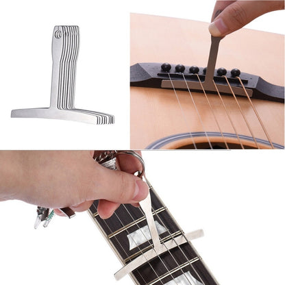 9 in 1 Guitar T-shaped ruler Neck Fingerboard Frets Radian, String Yard Radian Adjustable Measuring Caliper - Guitar Tuner Accessories by buy2fix | Online Shopping UK | buy2fix