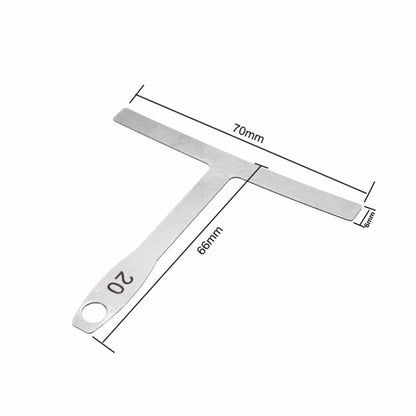9 in 1 Guitar T-shaped ruler Neck Fingerboard Frets Radian, String Yard Radian Adjustable Measuring Caliper - Guitar Tuner Accessories by buy2fix | Online Shopping UK | buy2fix