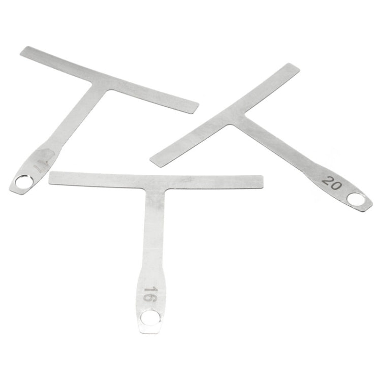 9 in 1 Guitar T-shaped ruler Neck Fingerboard Frets Radian, String Yard Radian Adjustable Measuring Caliper - Guitar Tuner Accessories by buy2fix | Online Shopping UK | buy2fix