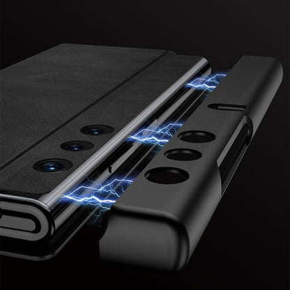 For Honor V Purse GKK Frosted Leather Fold Phone Case(Black) by GKK