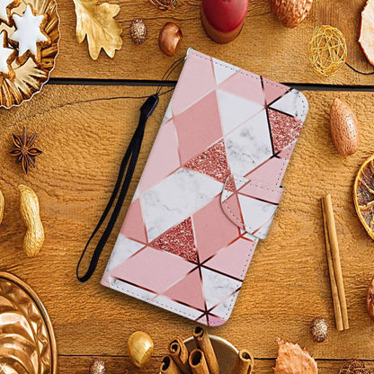 For Xiaomi Redmi 13T Colored Drawing Pattern Leather Phone Case(Marble) - Xiaomi Cases by buy2fix | Online Shopping UK | buy2fix