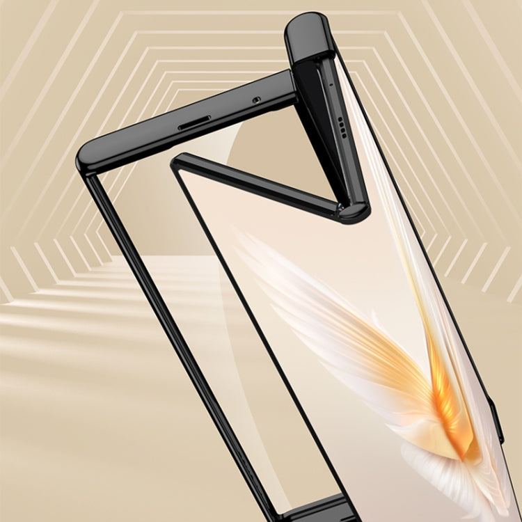 For Honor V Purse GKK Integrated Flip Electroplating TPU Case with Holder(Blue) by GKK