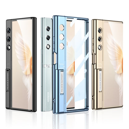 For Honor V Purse GKK Integrated Flip Electroplating TPU Case with Holder(Gold) by GKK