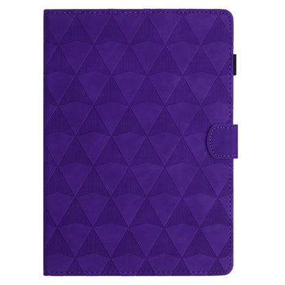 For iPad Pro 11 2024 Diamond Texture Embossed Leather Smart Tablet Case(Purple) - iPad Pro 11 2024 Cases by buy2fix | Online Shopping UK | buy2fix