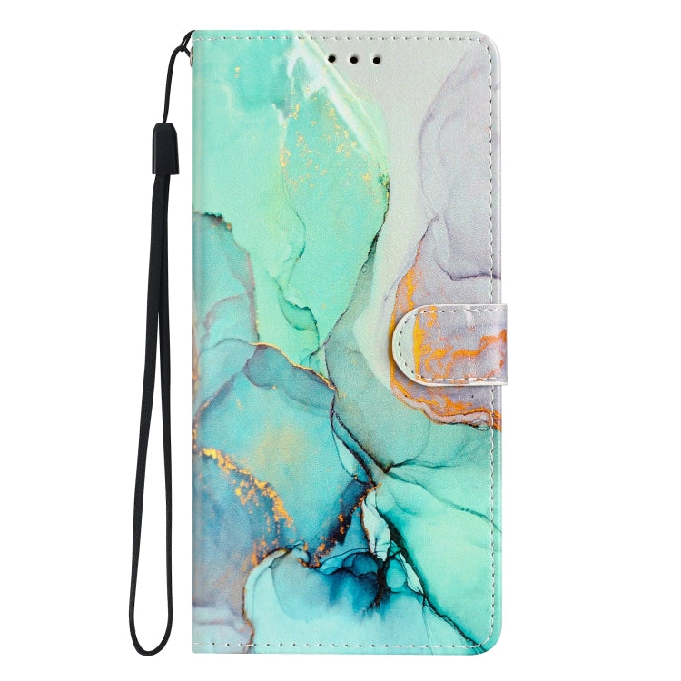 For Blackview A53 Pro Colored Drawing Leather Phone Case(Green Marble) - More Brand by buy2fix | Online Shopping UK | buy2fix