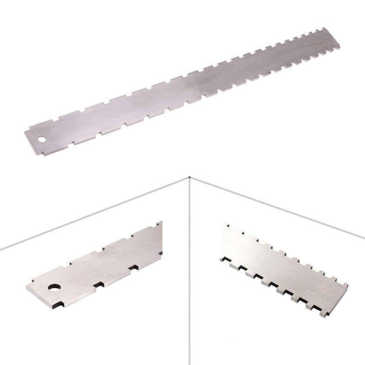 Guitar Neck Measuring Ruler Guitar Sharpening File Guitar Neck Notch Ruler Fret Polishing Pad - Guitar Tuner Accessories by buy2fix | Online Shopping UK | buy2fix