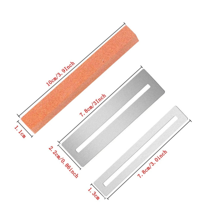 Guitar Neck Measuring Ruler Guitar Sharpening File Guitar Neck Notch Ruler Fret Polishing Pad - Guitar Tuner Accessories by buy2fix | Online Shopping UK | buy2fix