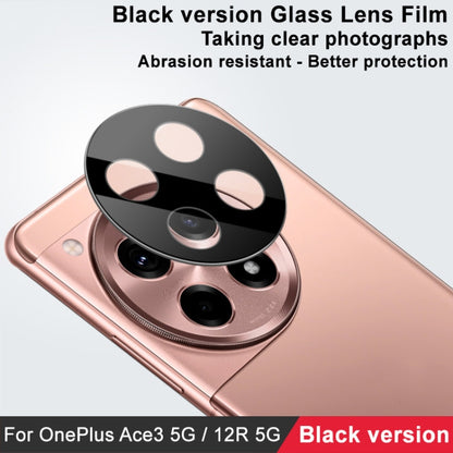 For OnePlus Ace 3 5G / 12R 5G IMAK Rear Camera Lens Glass Film Black Version - Other by imak | Online Shopping UK | buy2fix