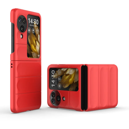 For OPPO Find N3 Flip Magic Shield Fold PC Shockproof Phone Case(Red) - Find N3 Flip Cases by buy2fix | Online Shopping UK | buy2fix