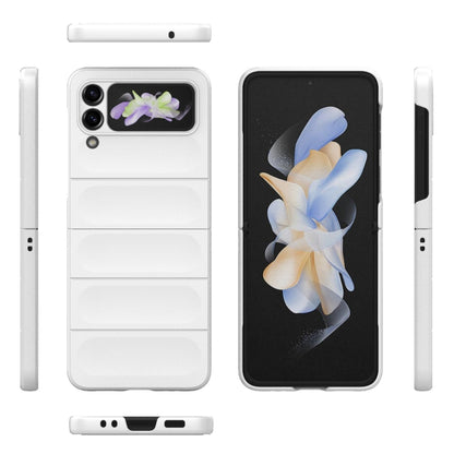 For Samsung Galaxy Z Flip3 5G Magic Shield Fold PC Shockproof Phone Case(White) by buy2fix